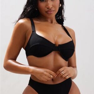 Fashion Nova Black Bikini Set